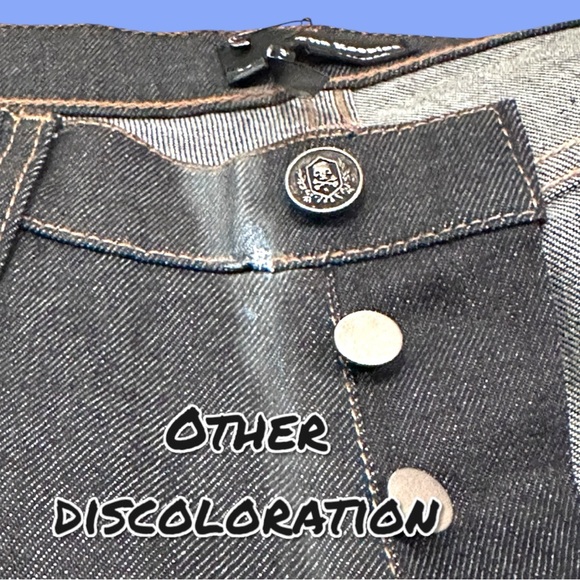 HP⭐️NWOT The Kooples Men’s Straight Leg Cuffed Jeans in Deep Indigo. Size 32 Reg - Picture 12 of 14